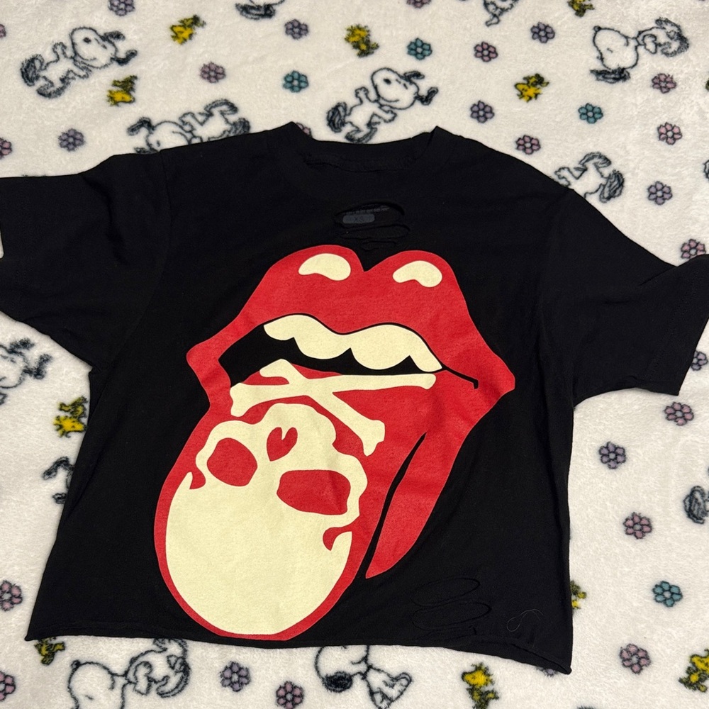 Black Graphic  T-Shirt